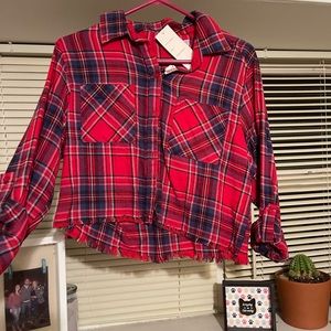 Cropped flannel